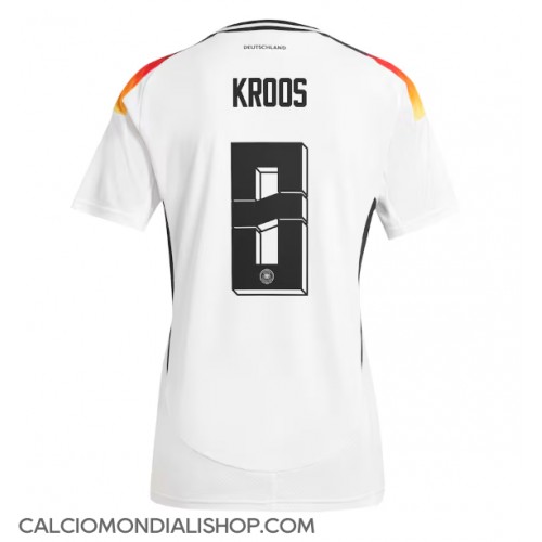 Maglie da calcio Germania Toni Kroos #8 Prima Maglia Europei 2024 Manica Corta